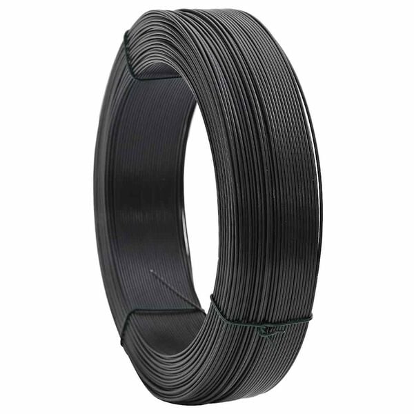 vidaXL Fence Binding Wire 250 m 0.9/1.4 mm Steel Anthracite