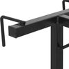 vidaXL Saddle Rack Wall Mounted Black Iron