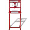 vidaXL Shop Press 20 Ton Red
