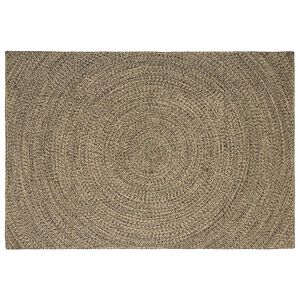 vidaXL Area Rugs Natural and Black 240 x 340 cm Jute
