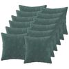 vidaXL Cushion Cover 12 pcs HEERLEN Sea Blue 45 x 45 cm