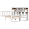 vidaXL Bookcase Bed without Mattress White 140x200 cm Solid Wood Pine