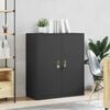 vidaXL Storage Cabinet Black 90 x 40 x 105 cm Cold-Rolled Steel
