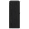 vidaXL Wall-mounted Cabinet 2 pcs Black Oak 69.5 x 34 x 90 cm