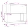 vidaXL Book Cabinet/Room Divider White 80x25x70 cm Solid Wood Pine