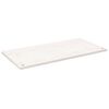 vidaXL Desk Top White 100x60x2,5 cm Solid Wood Pine