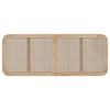 vidaXL Headboard with Headboard Natural 140 x 55 x 3 cm Rattan