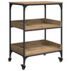 vidaXL Kitchen Trolley Artisan Oak 60 x 41 x 80.5 cm Engineered Wood