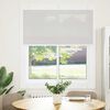 vidaXL Pleated Blind Light Grey 115x100 cm Fabric Width 114.4 cm Polyester