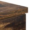 vidaXL Desk with Drawer Smoked oak 140 x 49 x 76 cm Engineered wood