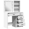 vidaXL Dressing Table 2 pcs White 50 x 41 x 135 cm Engineered wood