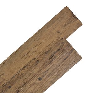 vidaXL Self-adhesive PVC Flooring Planks 5.21 m? 2 mm Walnut Brown