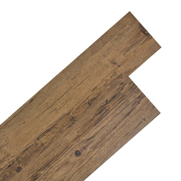 vidaXL Self-adhesive PVC Flooring Planks 5.21 m? 2 mm Walnut Brown