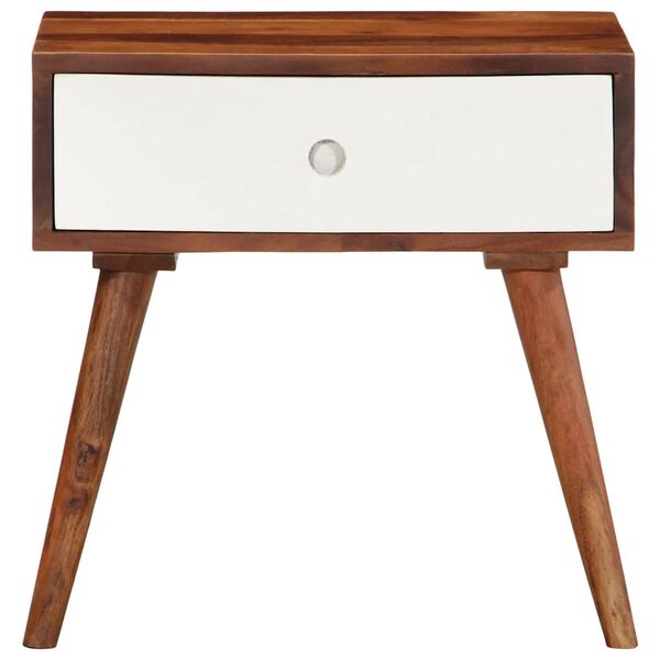 vidaXL Side Table 45x30x45 cm Solid Wood Acacia