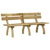vidaXL 4 Piece Garden Dining Set Impregnated Pinewood