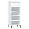 vidaXL Shoe Rack White 40x36x105 cm Engineered Wood