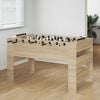 vidaXL Football Table 2 pcs Sonoma Oak 146.5 x 74 x 85 cm