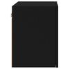 vidaXL TV Wall Cabinets 2 pcs Black 40.5x30x40 cm Engineered Wood