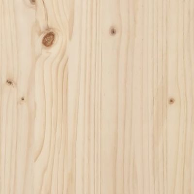 vidaXL Planter 110x110x27 cm Solid Wood Pine