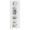 vidaXL Highboard White 34.5x34x180 cm Engineered Wood