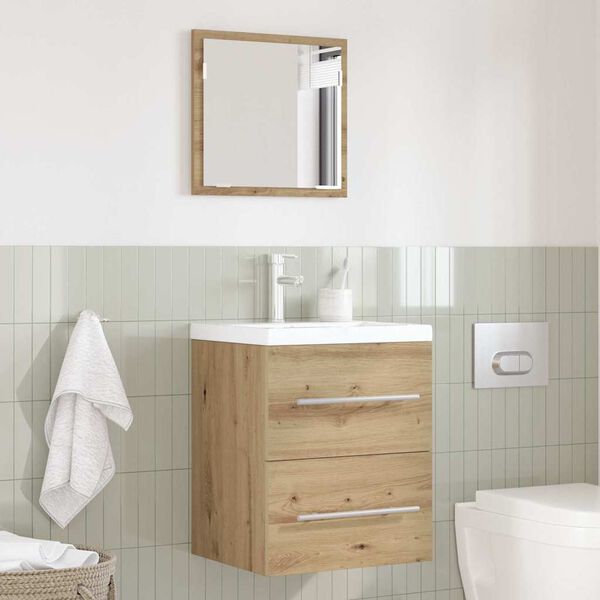 vidaXL Bathroom Furniture Set with Drawer Brown 41 x 38.5 x 48 cm