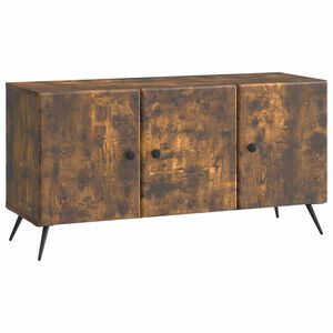 vidaXL TV Cabinet Smoked Oak 99 x 34.5 x 50 cm Engineered Wood