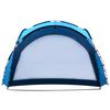 vidaXL Party Tent with LED and 4 Sidewalls 3.6x3.6x2.3 m Blue