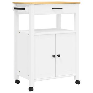 vidaXL Kitchen Trolley MONZA 60x40x88.5 cm Solid Wood Pine