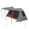 vidaXL Tunnel Tent Grey and Orange 400 x 278 x 182 cm