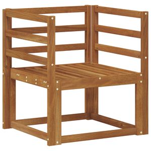 vidaXL Outdoor Sofa Solid Acacia Wood Natural