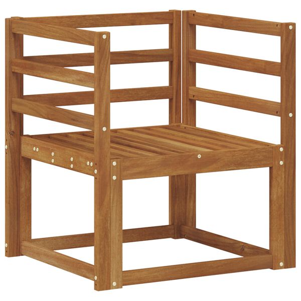 vidaXL Outdoor Sofa Solid Acacia Wood Natural