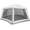 vidaXL Pool Tent with Removable Fly & Mesh Walls Grey 618x532 cm