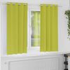 vidaXL Blackout Curtains with Rings 2 pcs Green 175 x 140 cm Polyester