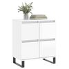 vidaXL Sideboard High Gloss White 60x35x70 cm Engineered Wood