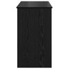 vidaXL Cosmetic Table with Drawer Black Oak 100 x 45 x76 cm