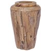 vidaXL Decoration Vase 40x60 cm Solid Teak Wood