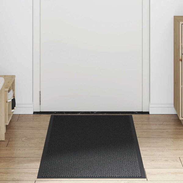 vidaXL Doormat Black 60x180 cm