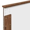 vidaXL Bed Frame with Headboard Old Wood 75 x 190 cm Engineered wood