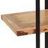 vidaXL 3-Tier Bookcase 160x31x80 cm Solid Mango Wood