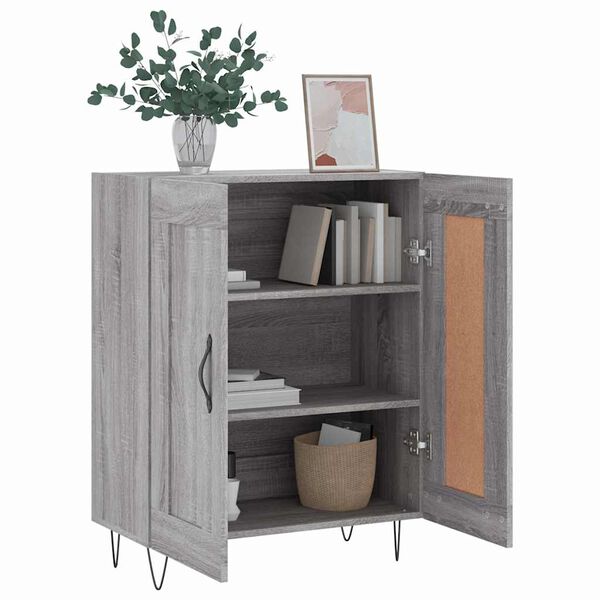 vidaXL Sideboard Grey sonoma 69.5 x 34 x 90 cm