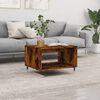 vidaXL Coffee Table Smoked Oak 60x50x40 cm Engineered Wood