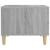 vidaXL Coffee Table Grey Sonoma 50x50x40 cm Engineered Wood