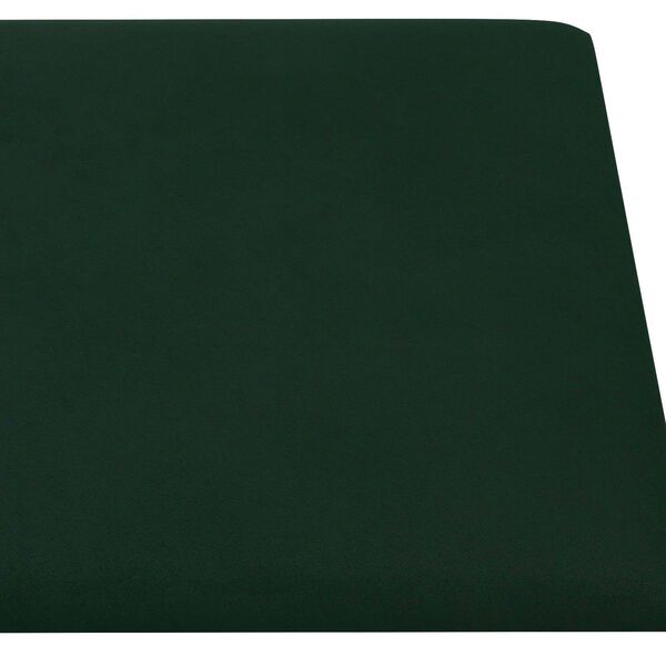 vidaXL Wall Headboard 12 pcs Dark Green 30 x 15 cm Velvet