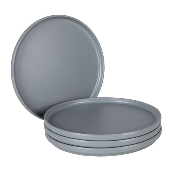 Bo-Camp 16 Piece Tableware Patom Melamine Light Grey