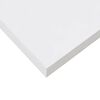 vidaXL Floating Wall Shelves 2 pcs High Gloss White 50x23x3.8 cm MDF