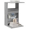vidaXL Side Table Grey Sonoma 40 x 35 x 60.5 cm Engineered Wood
