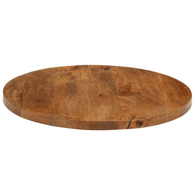 vidaXL Table Top Ø 50x3.8 cm Round Solid Wood Mango