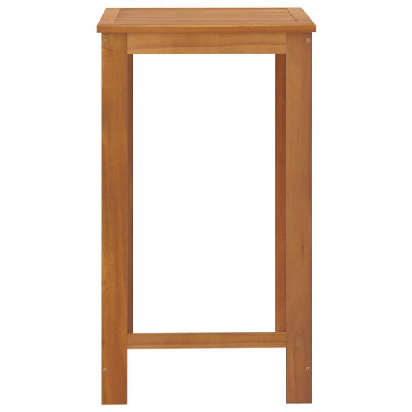 vidaXL 3 Piece Garden Bar Set Black