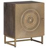 vidaXL Handmade Bedside Cabinet Coffee Brown 40 x 30 x 50 cm