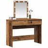 vidaXL Dressing Table Old Wood 100 x 40 x 130 cm Engineered wood
